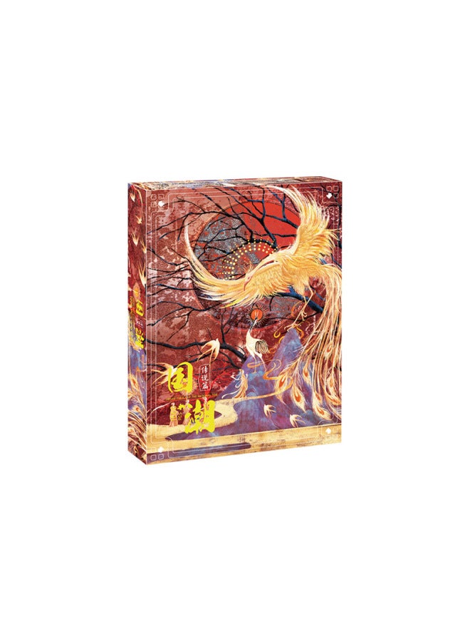 National Tide Jigsaw Puzzle Toys 1000 Pieces Of Wooden Adult Wooden Culture And Art Actors Rosefinch Boxed Jigsaw Puzzle Wholesale-Color:GC1000-869-Chaofeng-Wooden - Image 1